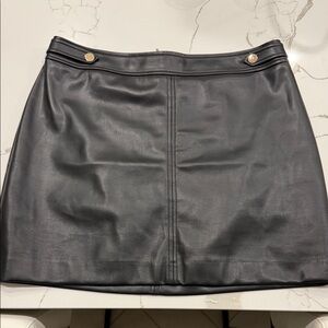 White House Black Market Sleek Black Mini Skirt